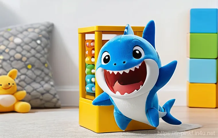 아기상어 오르골 - **Prompt 1: A Soothing Bedtime Ritual**
    "A cozy, softly lit nursery scene at dusk. A baby, weari...